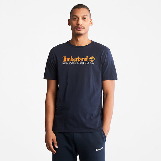 Timberland Mens Wind, Water, Earth and Sky™ T-Shirt for Men in Navy