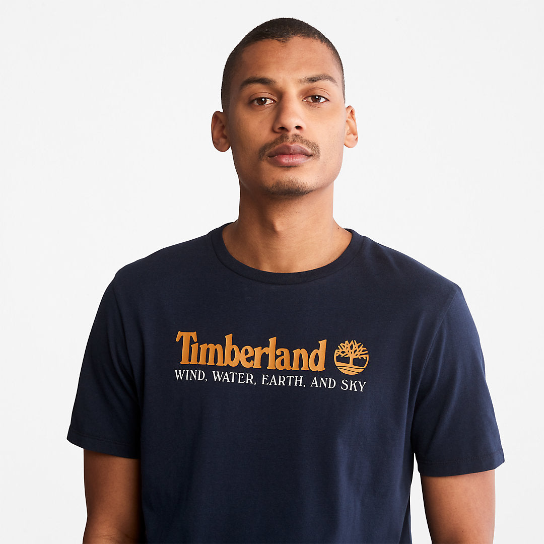 Timberland Mens Wind, Water, Earth and Sky™ T-Shirt for Men in Navy