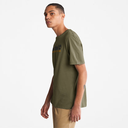 Timberland Mens Wind, Water, Earth and Sky™ T-Shirt for Men in Dark Green