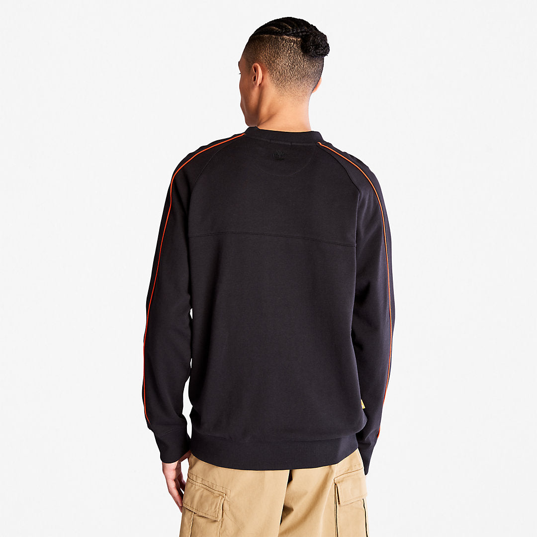 Timberland Mens Outdoor Archive Sweatshirt for Men in Black