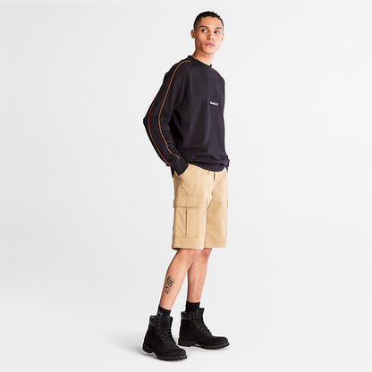 Timberland Mens Outdoor Archive Sweatshirt for Men in Black