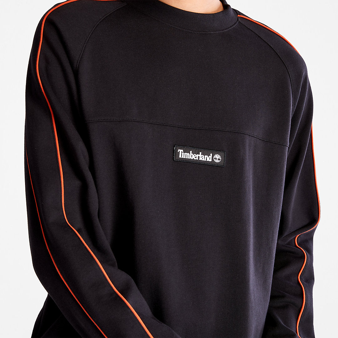 Timberland Mens Outdoor Archive Sweatshirt for Men in Black