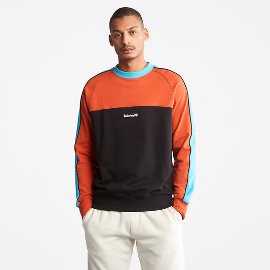 Timberland Mens Outdoor Archive Sweatshirt for Men in Orange