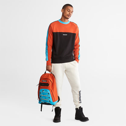 Timberland Mens Outdoor Archive Sweatshirt for Men in Orange