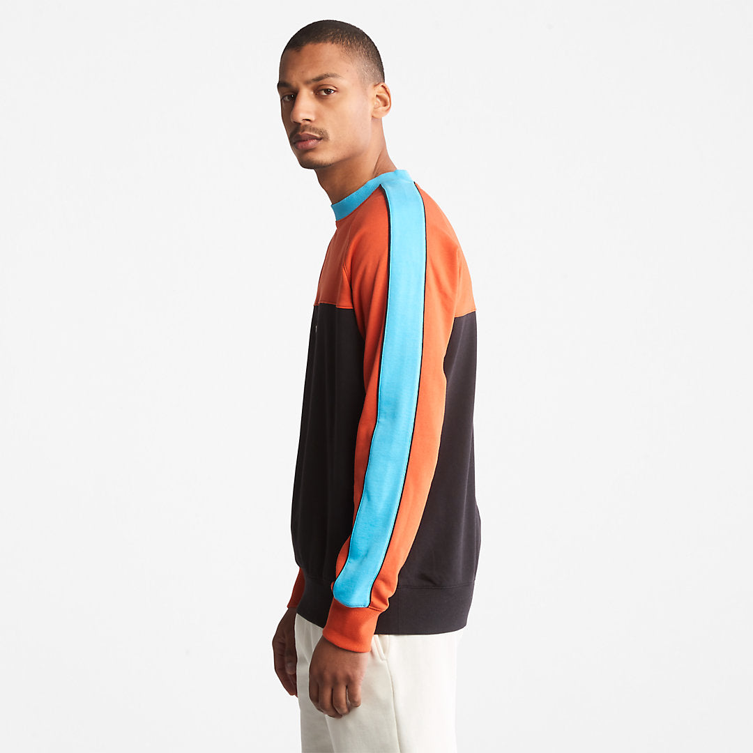 Timberland Mens Outdoor Archive Sweatshirt for Men in Orange