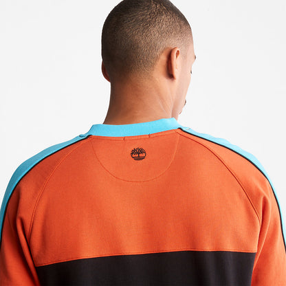 Timberland Mens Outdoor Archive Sweatshirt for Men in Orange