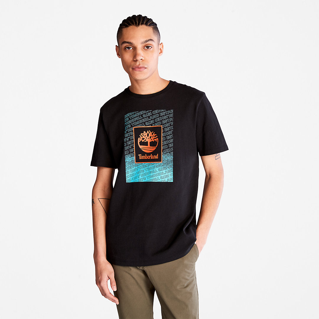 Timberland Mens Outdoor Archive T-Shirt for Men in Black