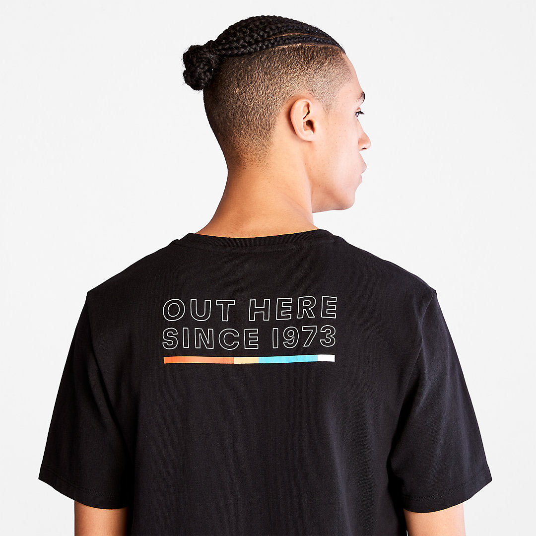 Timberland Mens Outdoor Archive T-Shirt for Men in Black