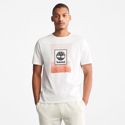 Timberland Mens Outdoor Archive T-Shirt for Men in White