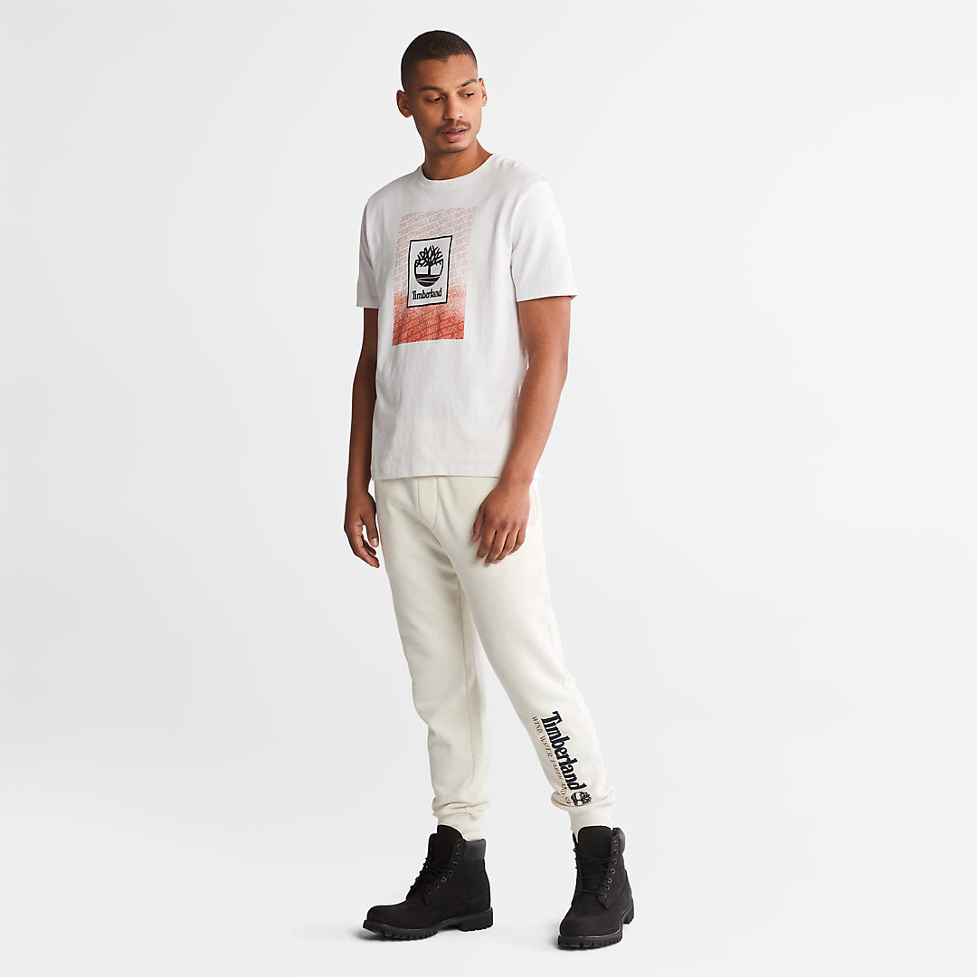 Timberland Mens Outdoor Archive T-Shirt for Men in White