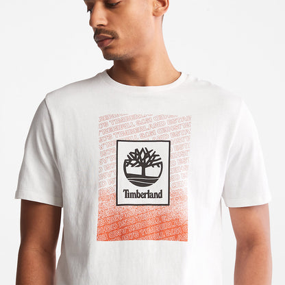 Timberland Mens Outdoor Archive T-Shirt for Men in White