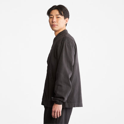Timberland Mens Progressive Utility Light Denim Jacket for Men in Black