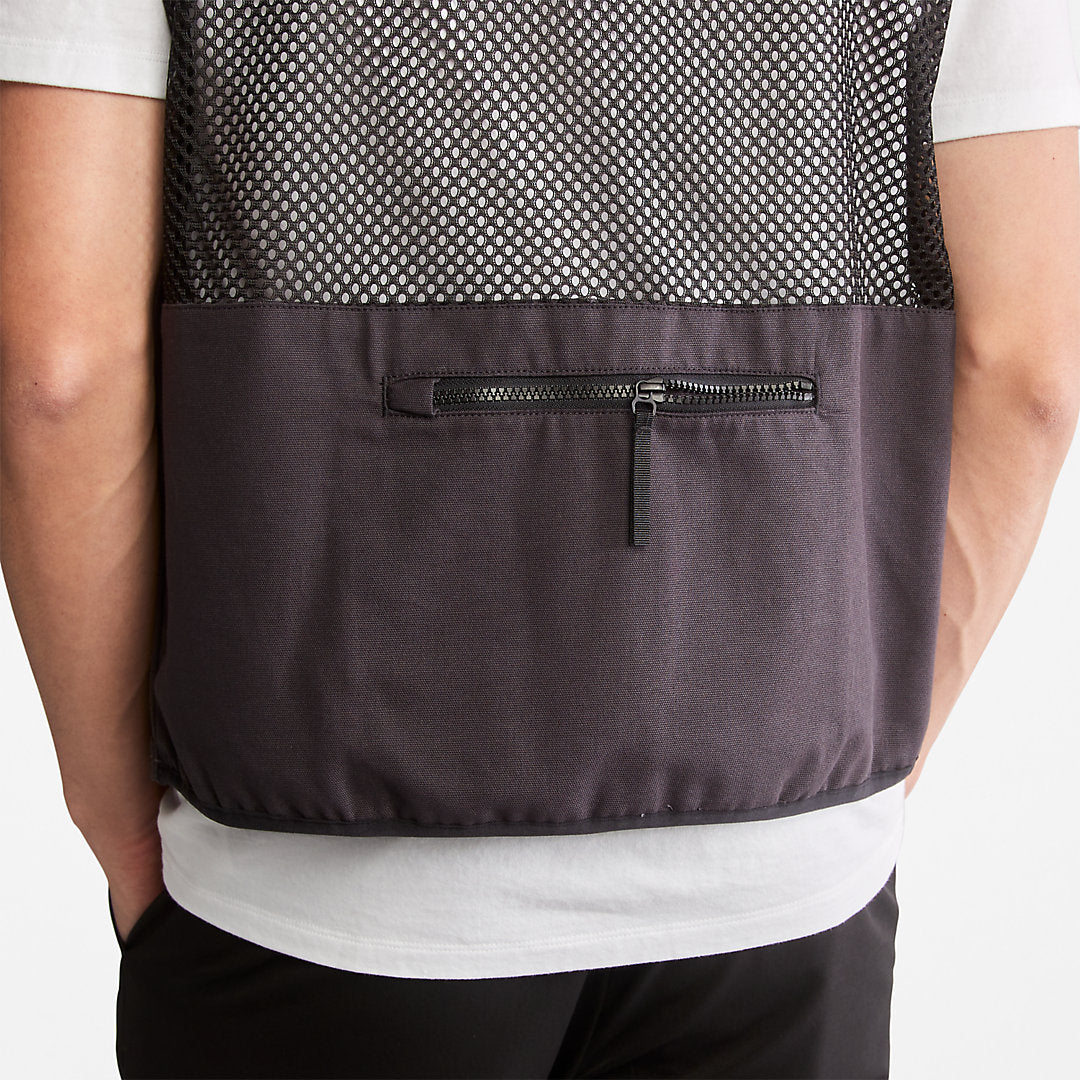Timberland Mens Progressive Utility Multi-Pocket Gilet for Men in Black