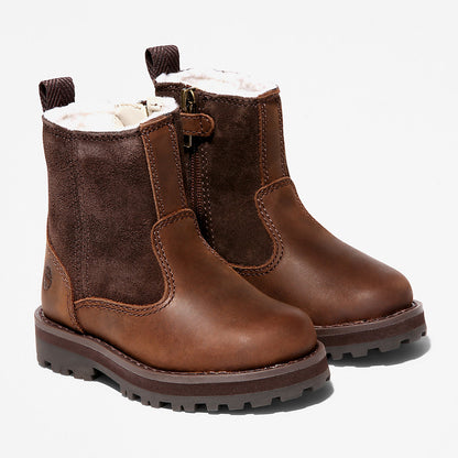 Timberland Kids Courma Kid Warm Boot for Toddler in Dark Brown