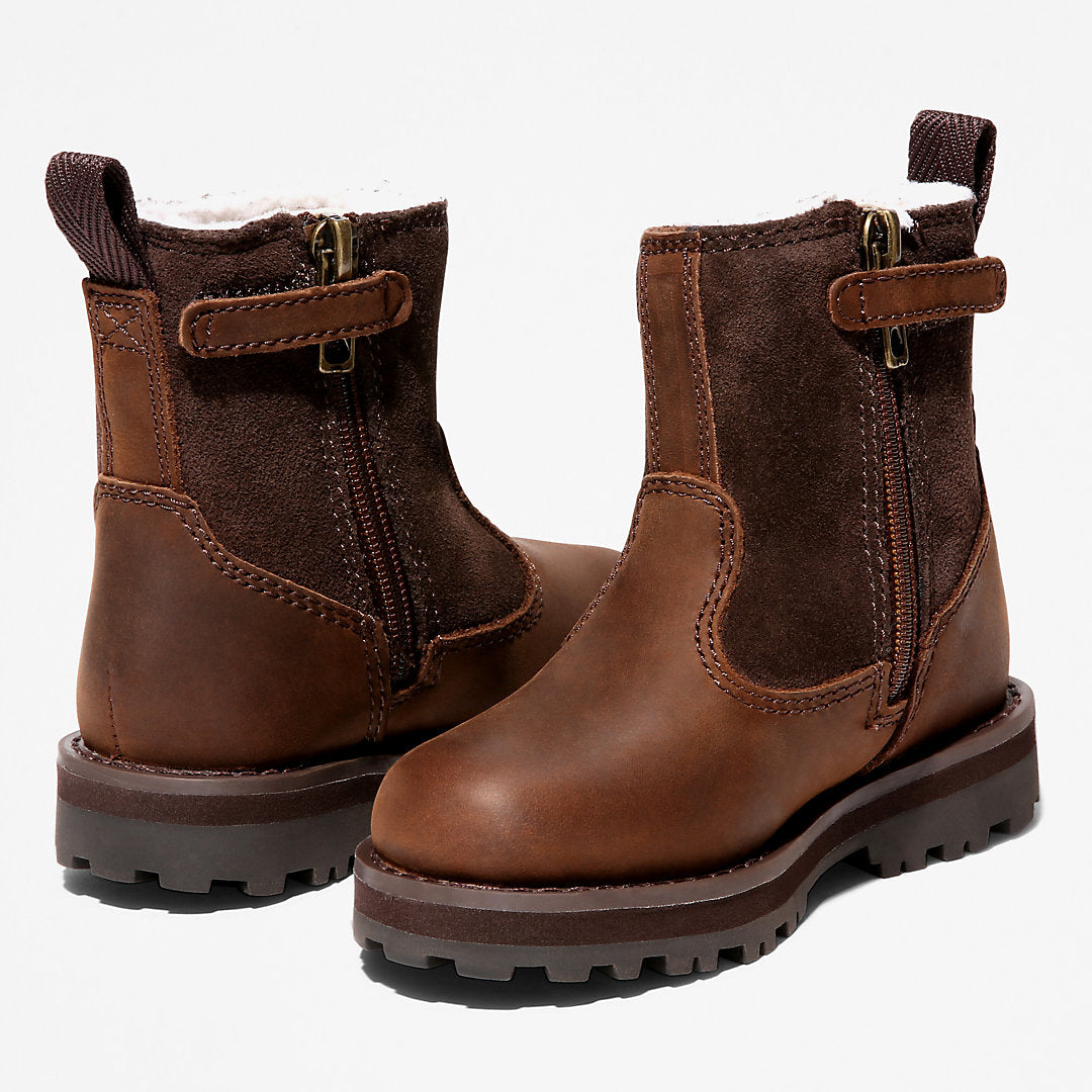 Timberland Kids Courma Kid Warm Boot for Toddler in Dark Brown