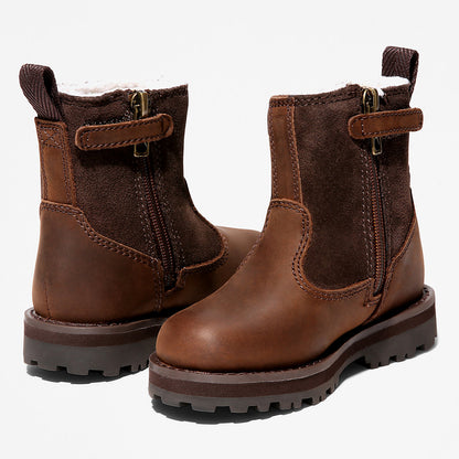 Timberland Kids Courma Kid Warm Boot for Toddler in Dark Brown