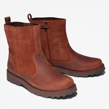 Timberland Kids Courma Kid Lined Boot for Junior in Brown