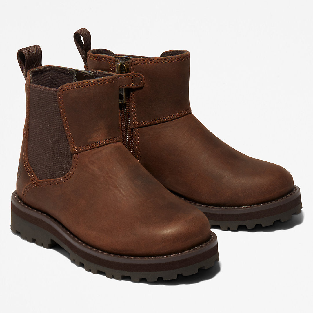 Timberland Kids Courma Kid Chelsea Boot for Toddler in Dark Brown
