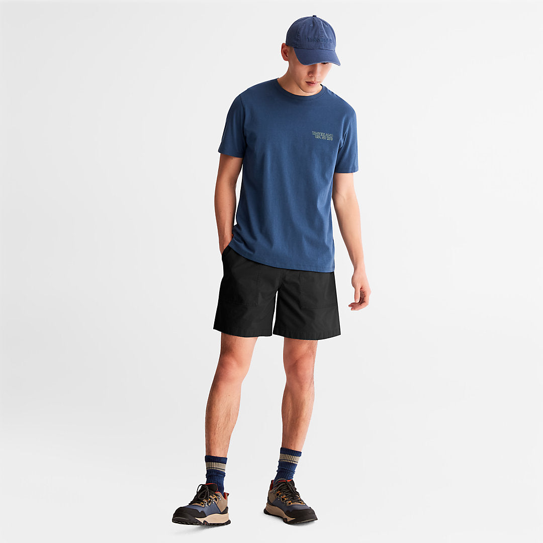 Timberland Mens Progressive Utility Shorts for Men in Black