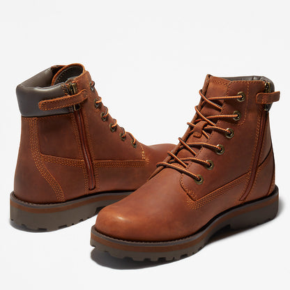 Timberland Kids Courma Kid 6 Inch Side-zip Boot for Junior in Brown