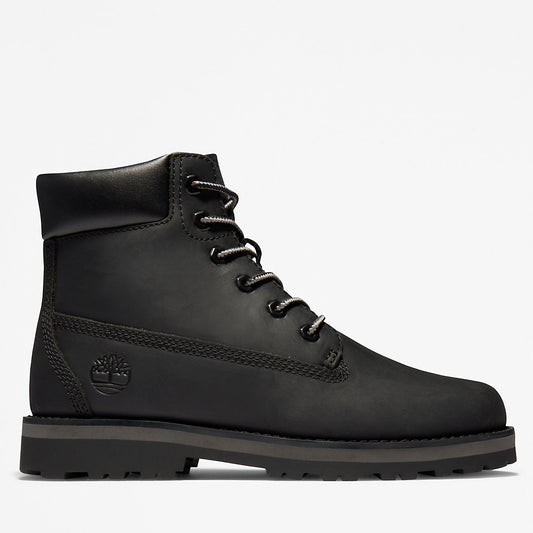Timberland Kids Courma Kid 6 Inch Side-zip Boot for Junior in Black
