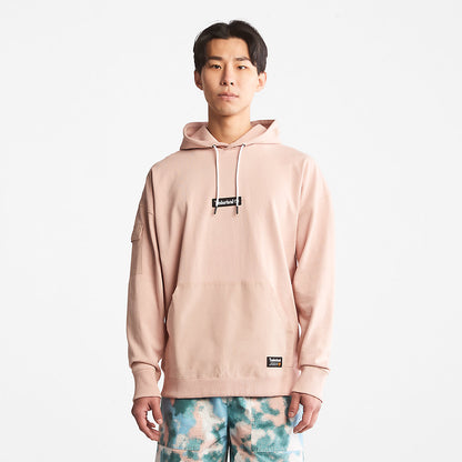 Timberland Mens Progressive Utility Hoodie for Men in Light Pink