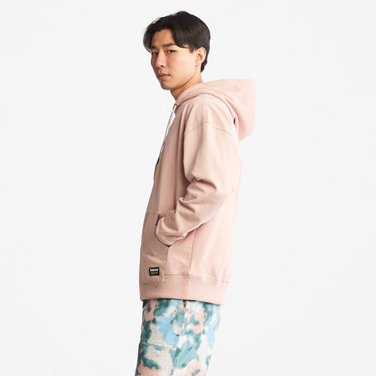 Timberland Mens Progressive Utility Hoodie for Men in Light Pink