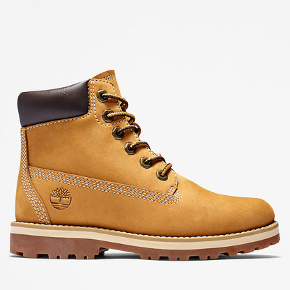 Timberland Kids Courma Kid 6 Inch Side-zip Boot for Junior in Yellow