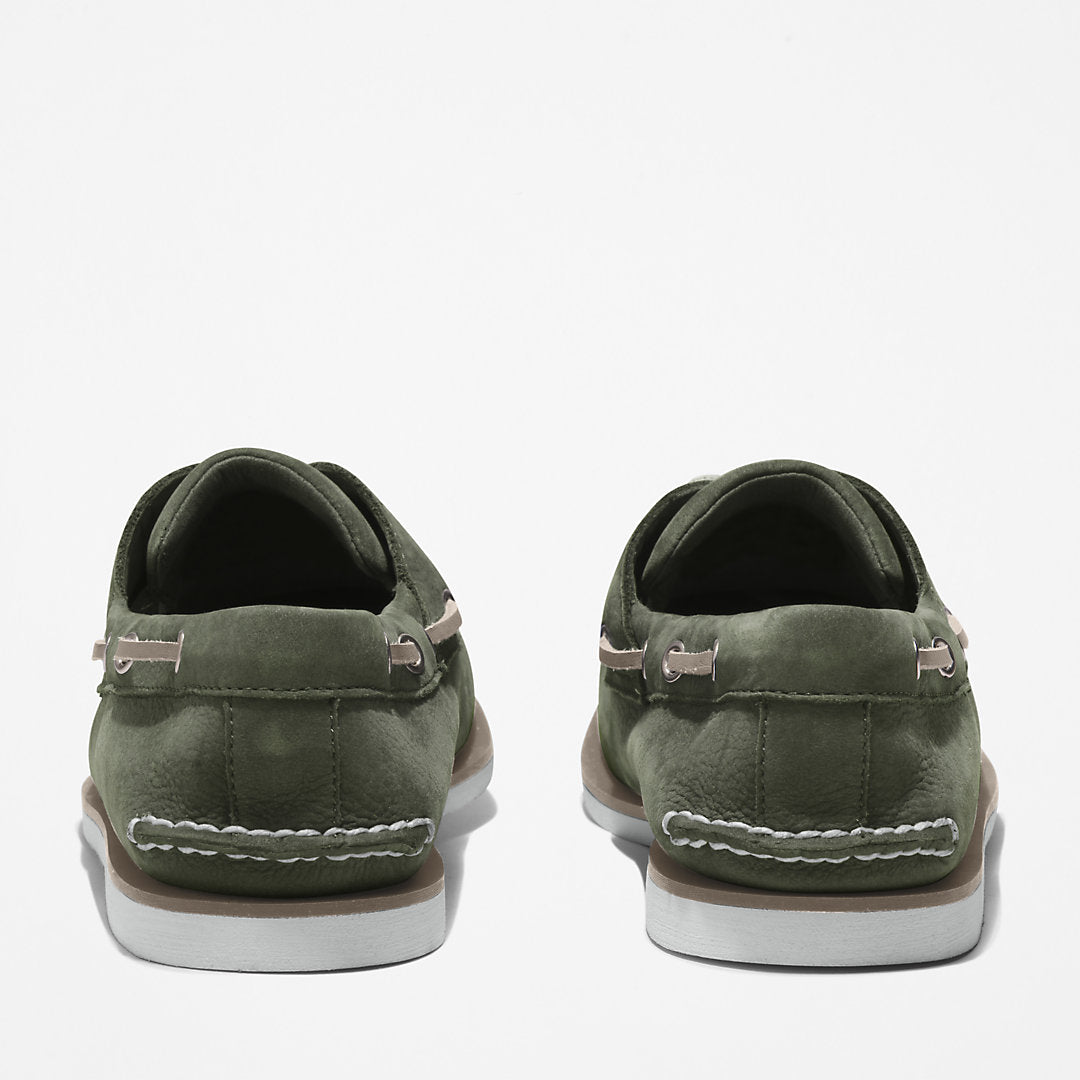 Timberland Mens Timberland® 2-Eye Classic Boat Shoe for Men in Dark Green
