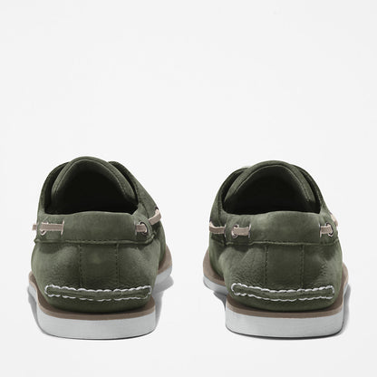 Timberland Mens Timberland® 2-Eye Classic Boat Shoe for Men in Dark Green