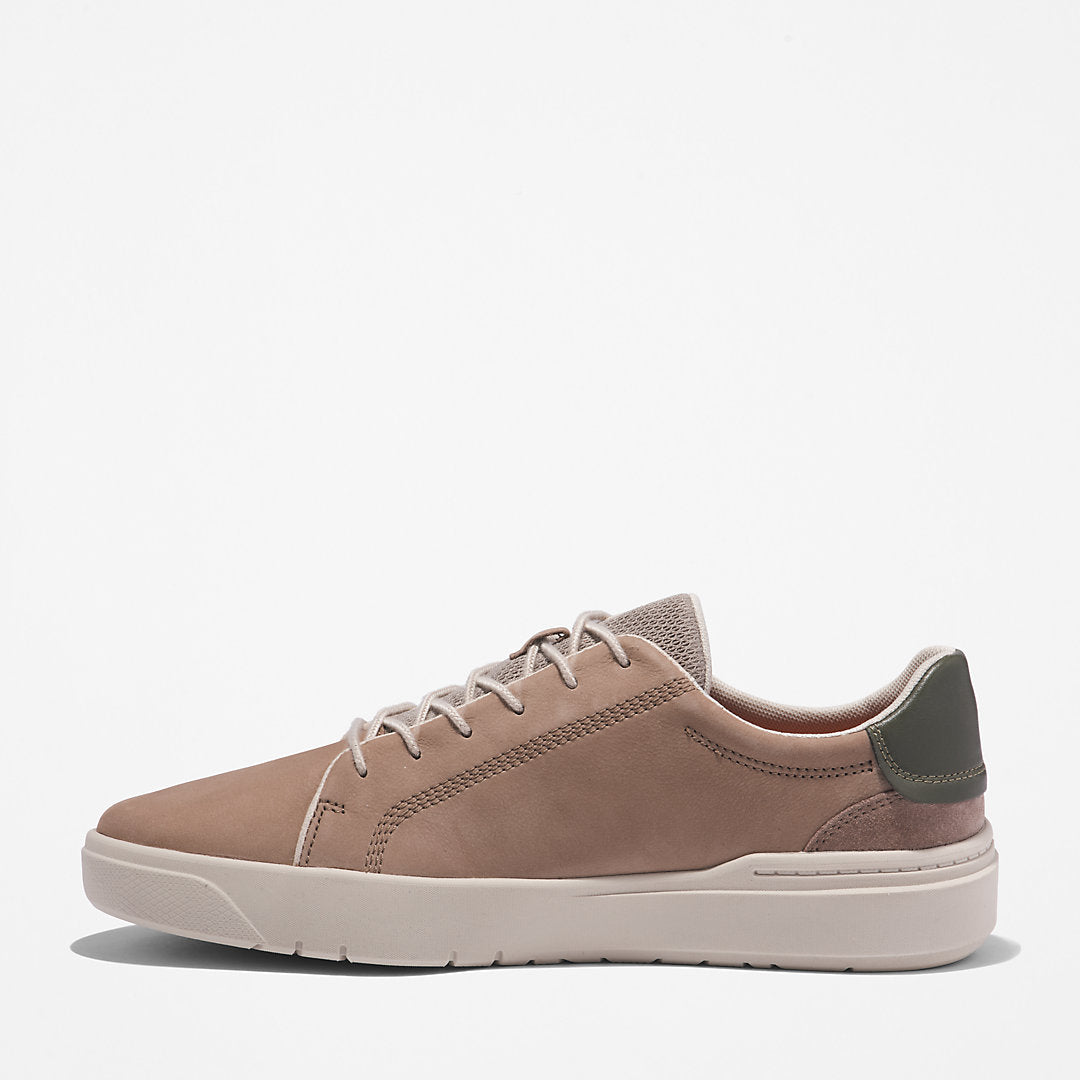 Timberland Mens Seneca Bay Leather Trainer for Men in Beige