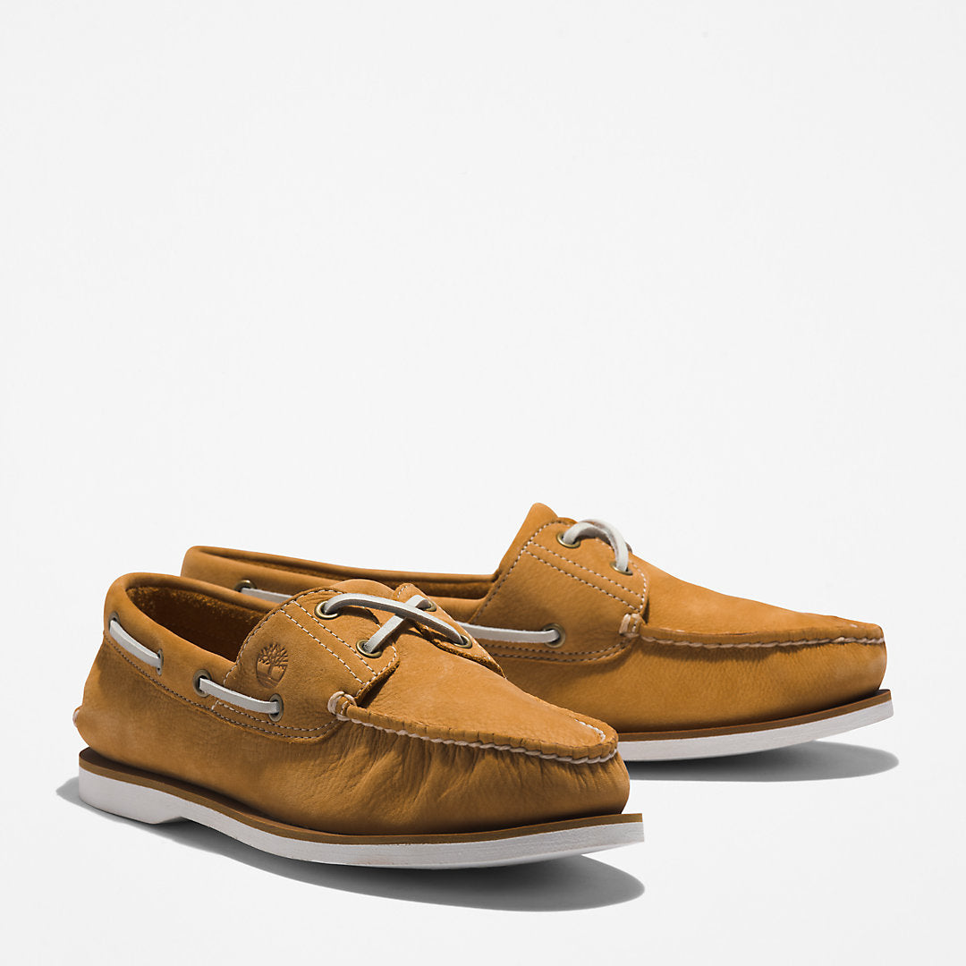 Timberland Mens Timberland® 2-Eye Classic Boat Shoe for Men in Light Brown