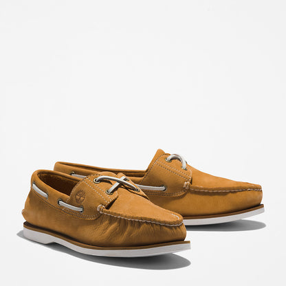 Timberland Mens Timberland® 2-Eye Classic Boat Shoe for Men in Light Brown
