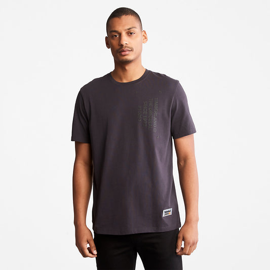 Timberland Mens Progressive Utility Graphic T-Shirt for Men in Black