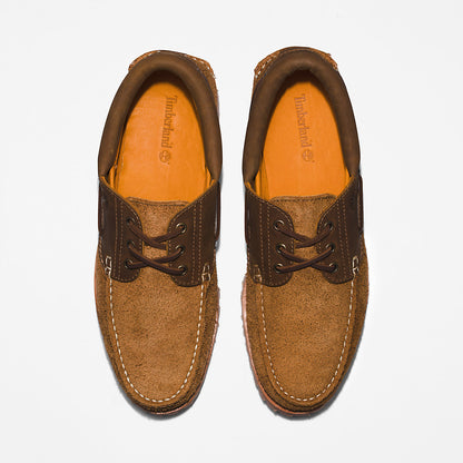 Timberland Mens Timberland® 3-Eye Lug Handsewn Boat Shoe for Men in Medium Brown
