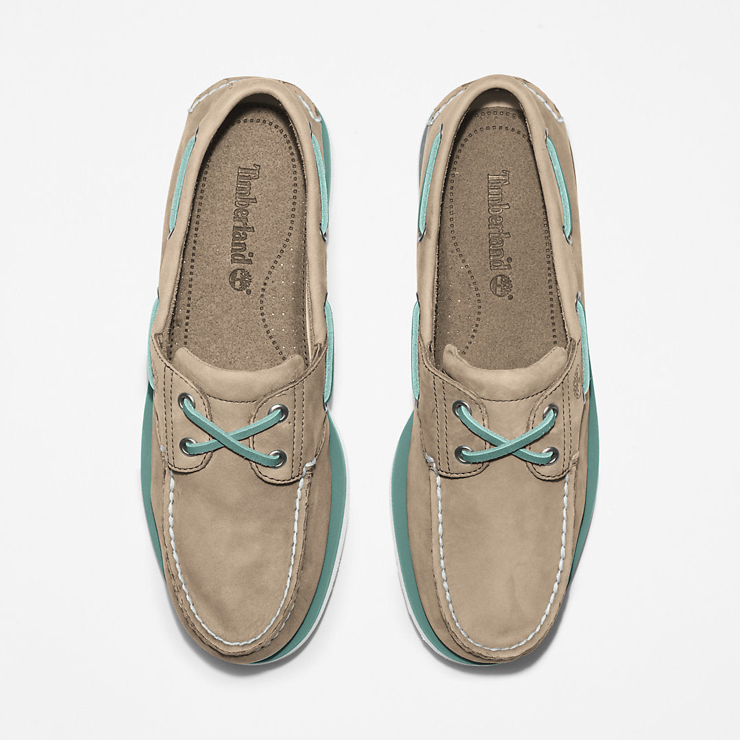 Timberland Mens Timberland® 2-Eye Classic Boat Shoe for Men in Beige
