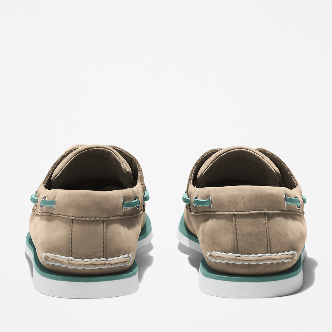 Timberland Mens Timberland® 2-Eye Classic Boat Shoe for Men in Beige
