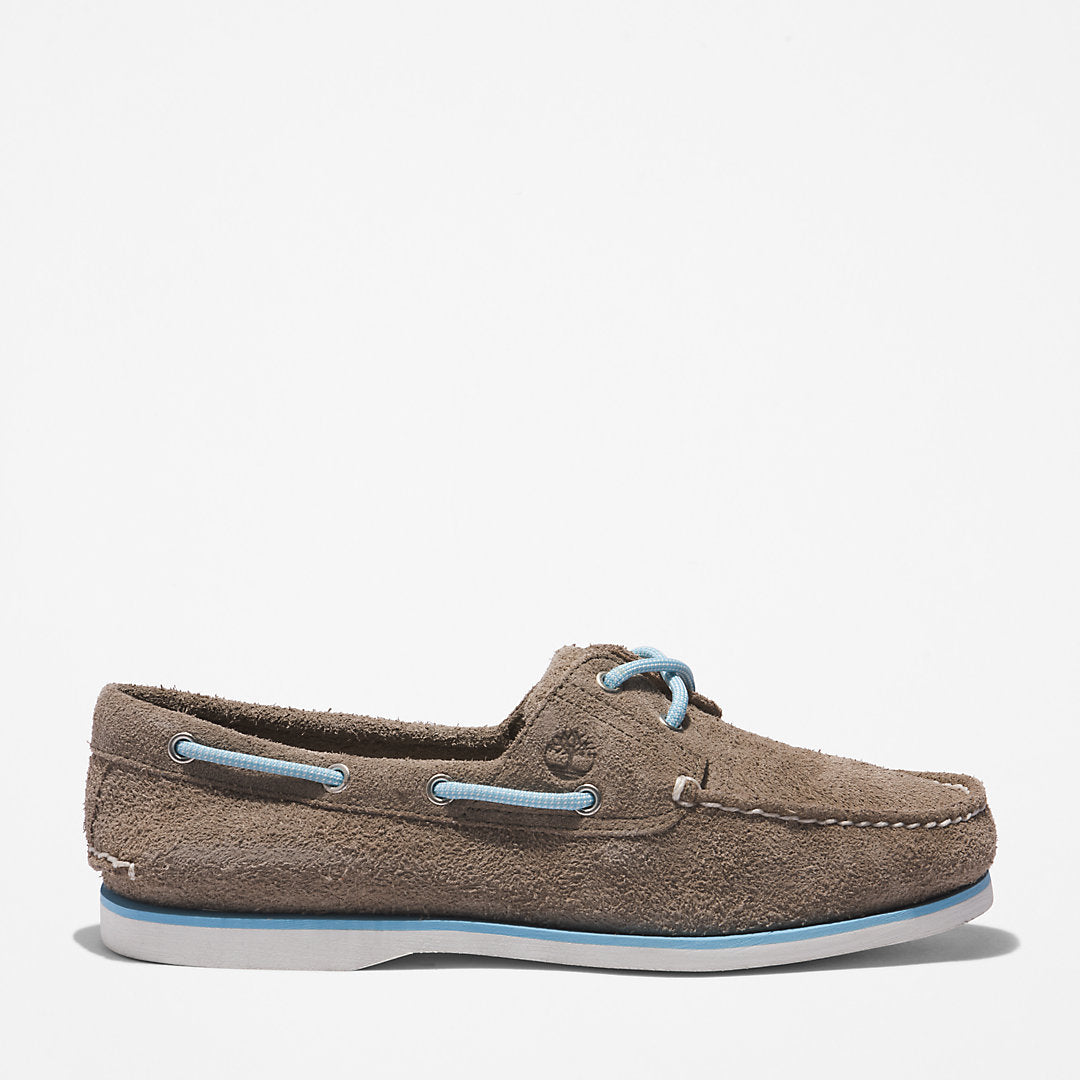 Timberland Mens Timberland® 2-Eye Classic Boat Shoe for Men in Medium Grey