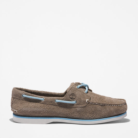 Timberland Mens Timberland® 2-Eye Classic Boat Shoe for Men in Medium Grey