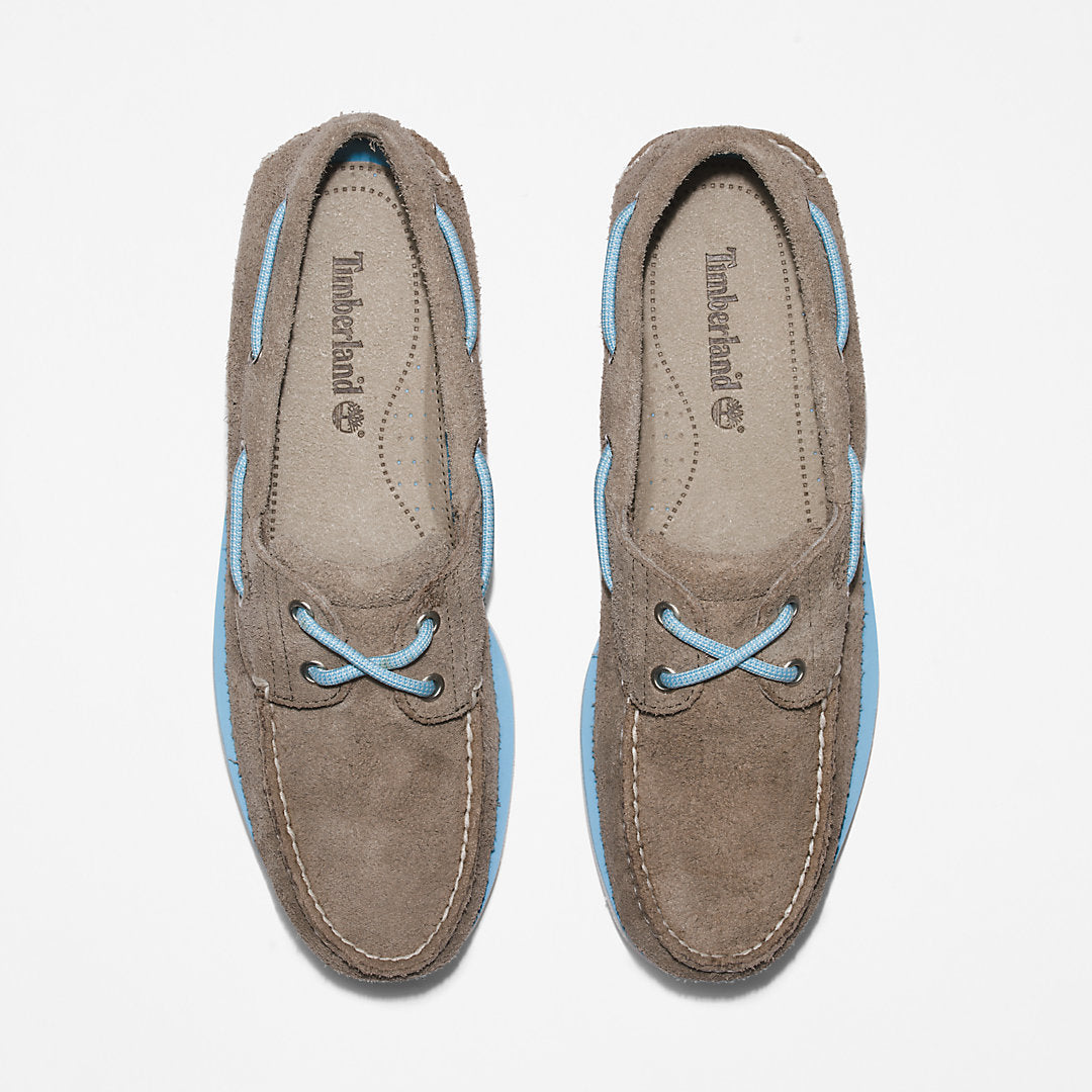 Timberland Mens Timberland® 2-Eye Classic Boat Shoe for Men in Medium Grey