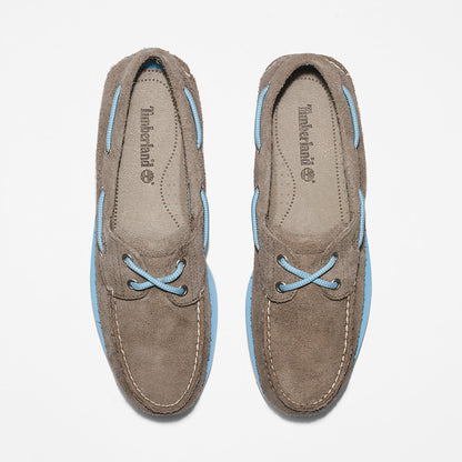 Timberland Mens Timberland® 2-Eye Classic Boat Shoe for Men in Medium Grey