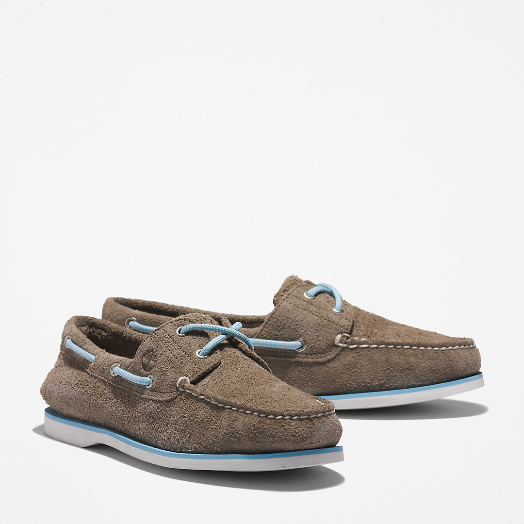 Timberland Mens Timberland® 2-Eye Classic Boat Shoe for Men in Medium Grey