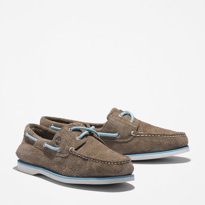 Timberland Mens Timberland® 2-Eye Classic Boat Shoe for Men in Medium Grey