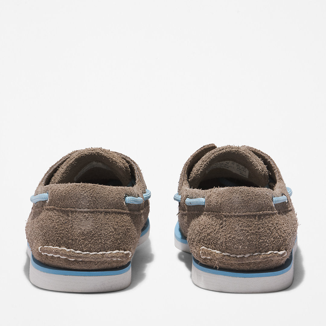 Timberland Mens Timberland® 2-Eye Classic Boat Shoe for Men in Medium Grey
