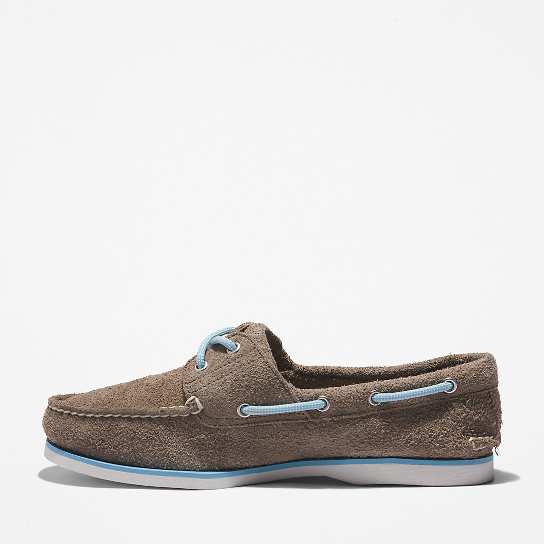 Timberland Mens Timberland® 2-Eye Classic Boat Shoe for Men in Medium Grey