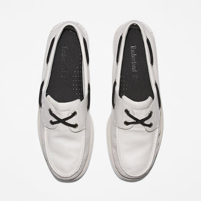 Timberland Mens Timberland® 2-Eye Classic Boat Shoe for Men in White