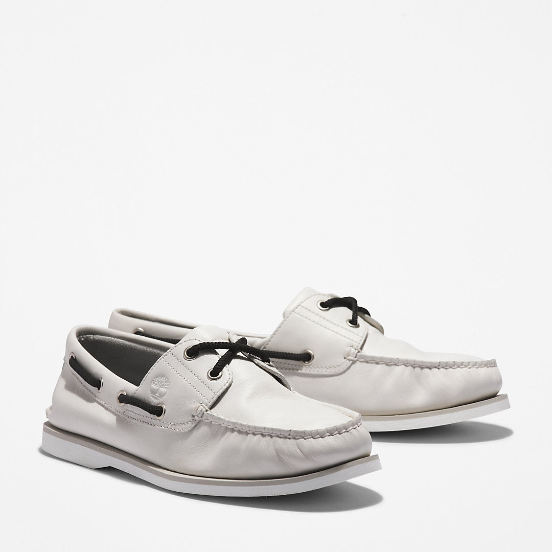 Timberland Mens Timberland® 2-Eye Classic Boat Shoe for Men in White