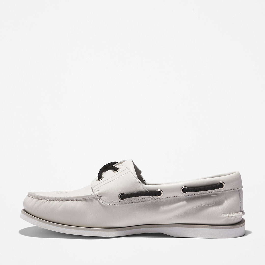 Timberland Mens Timberland® 2-Eye Classic Boat Shoe for Men in White
