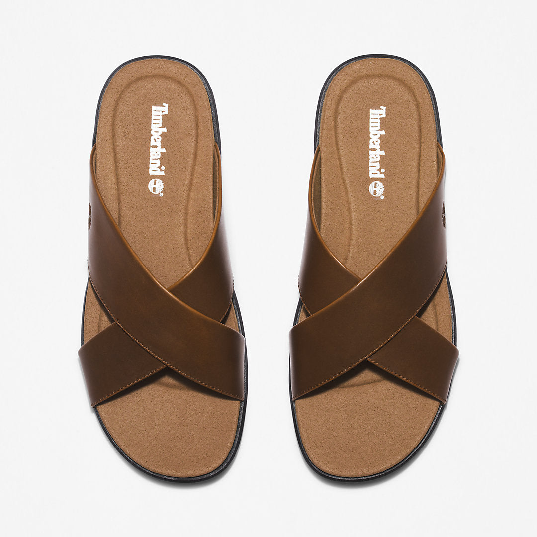 Timberland Mens Kesler Cove Cross-band Sandal for Men in Brown