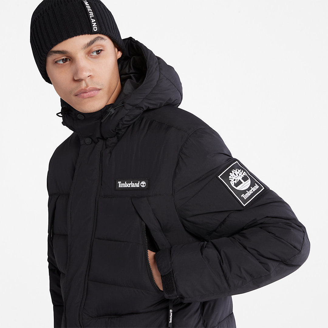 Timberland Mens Outdoor Archive Puffer Jacket for Men in Black